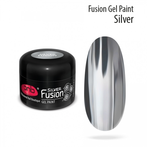 Гель краска серебряное литье Silver Fusion PNB, 5 мл.