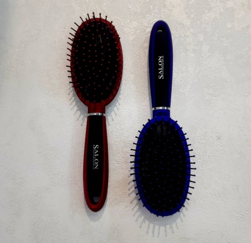 Щетка для волос массажная Salon Hair Brush ручка Soft Touch