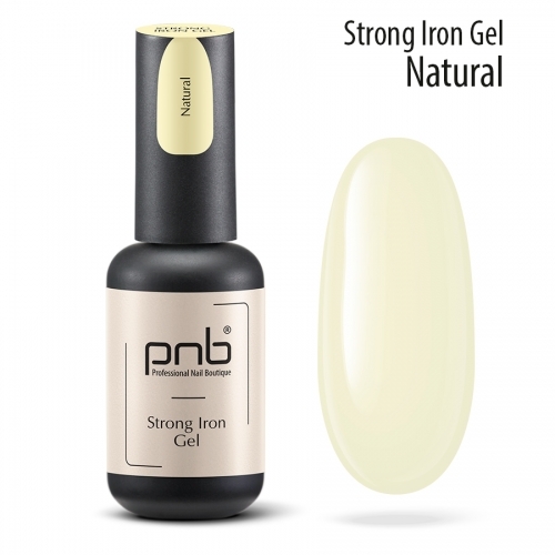 Стронг айрон гель база Strong Iron Gel Natural Pnb, 8 мл.