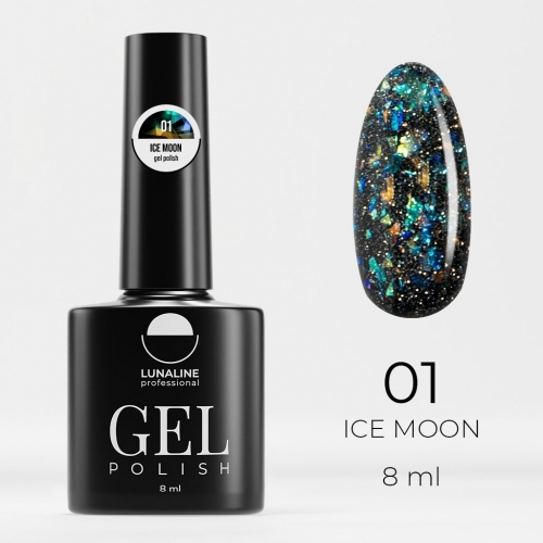 Гель-лак Ice Moon 01 LunaLine, 8 мл.