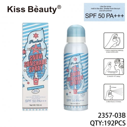 Солнцезащитный спрей SPF50 PA+++ Snow Kiss Beauty, 150 мл.