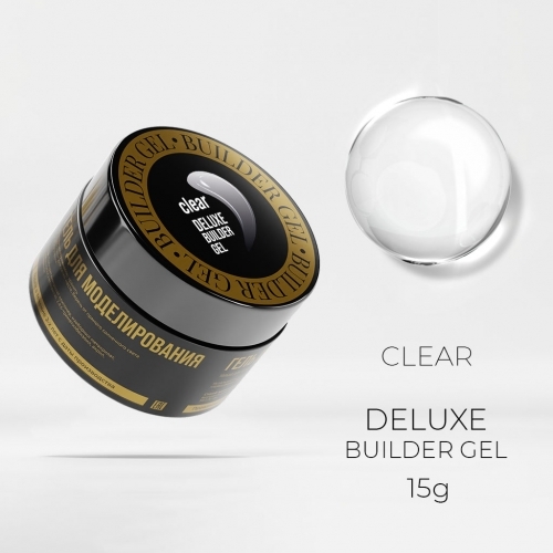 Гель для ногтей прозрачный Deluxe Builder Gel LunaLine, 15 гр.