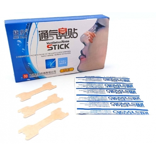 Пластыри от насморка и храпа Jie Bao Ventilation Nose Stick, упак. 6 шт.
