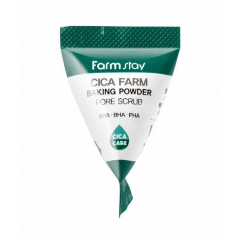 Скраб для лица с центеллой азиатской Cica Farm Pore Scrub Farm Stay пирамидка 7 гр.