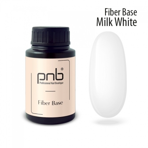 Файбер база молочно-белая Fiber Base White Milk Pnb, 30 мл.